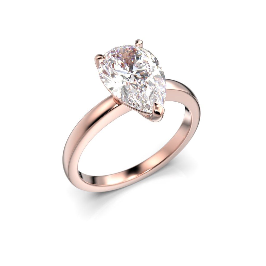 Festive Venus timanttisormus, punakulta 685-200-PK