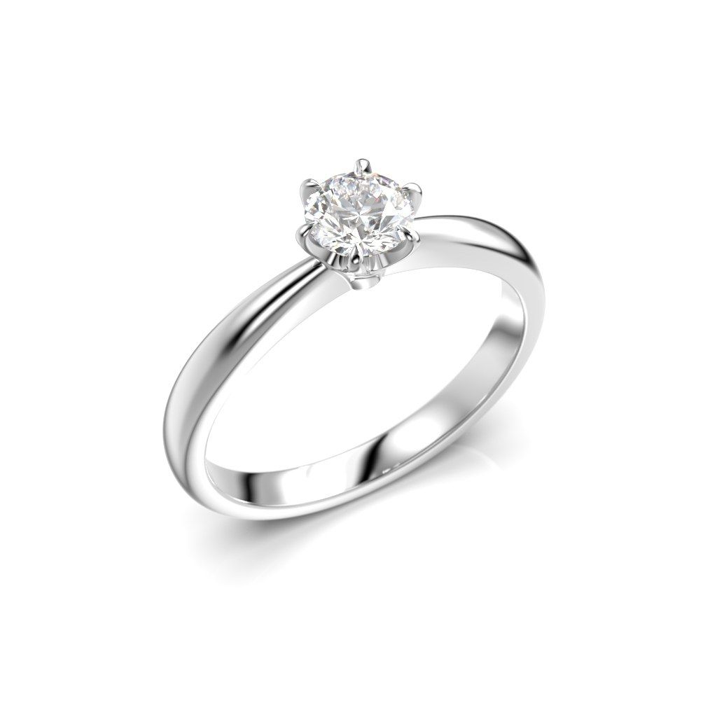 Festive Classic timanttisormus, platina 686-040-PT