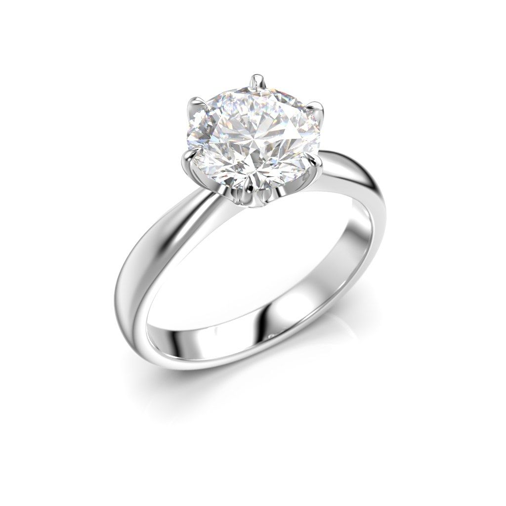 Festive Classic timanttisormus, platina 686-200-PT