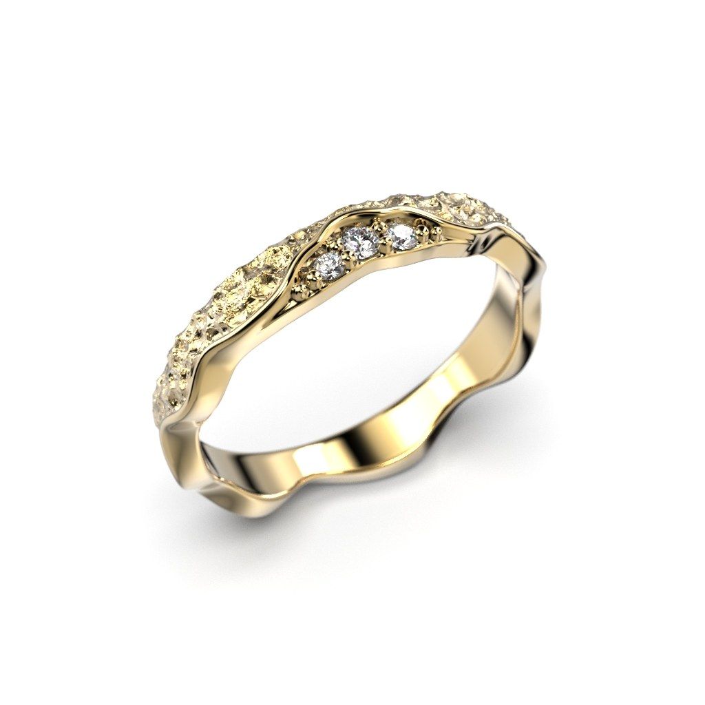 Festive Pihka Siro timanttisormus, keltakulta 700-005-KK