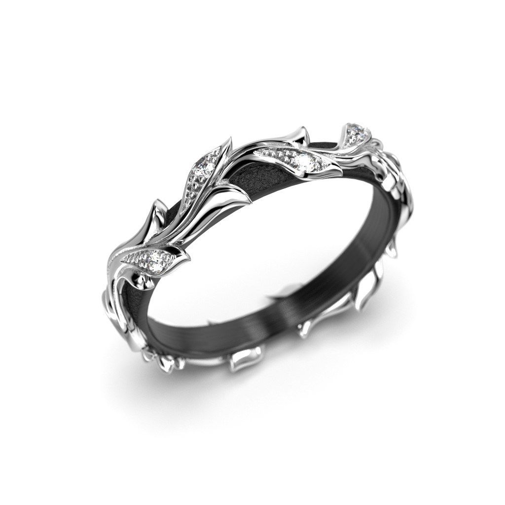 Festive Feeniks timanttisormus, platina 702-008-PT