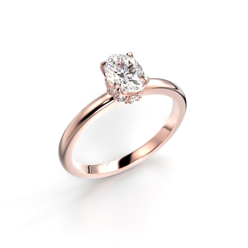 Festive Heidi timanttisormus, punakulta 711-060-PK