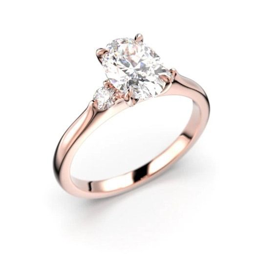 Festive Megan Oval timanttisormus 753-114-PK