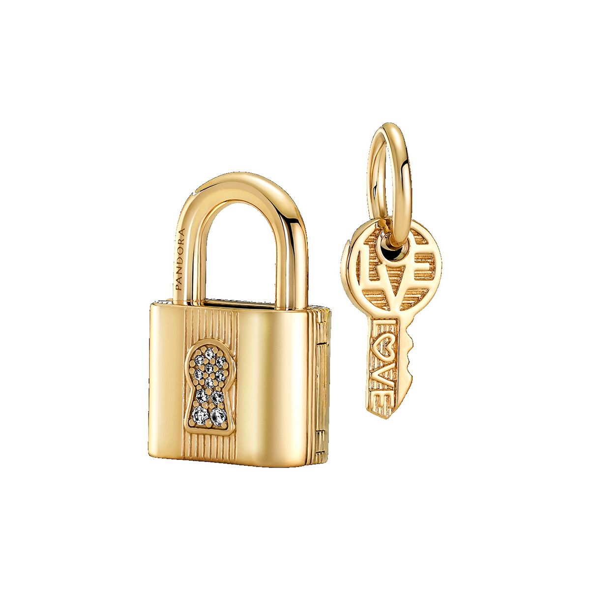 Pandora Padlock & Key Dangle AnhängerCharme 760088C01
