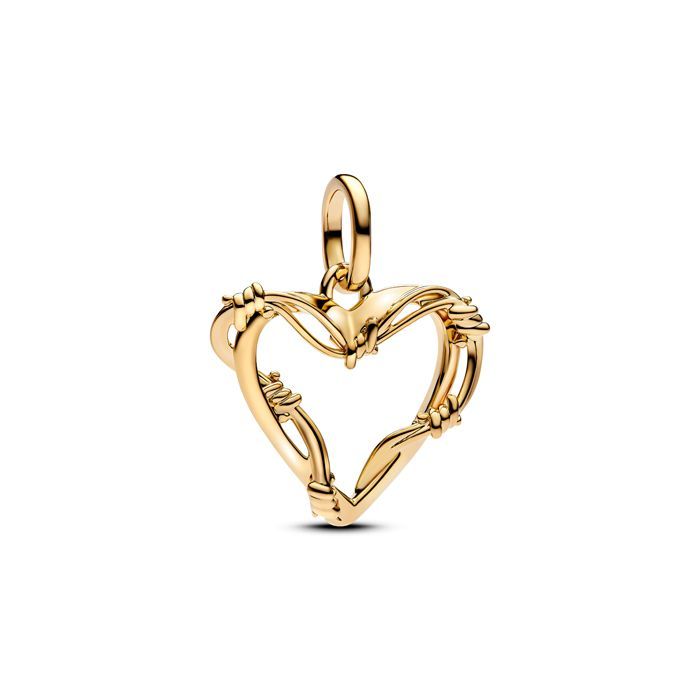 Pandora Wire Heart Dangle Charme 762526C00