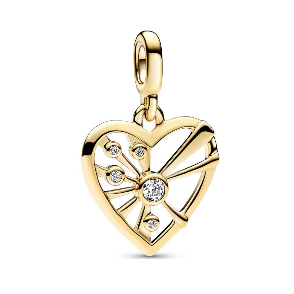 Pandora ME Heart & Rays Medallion Charme 763453C01