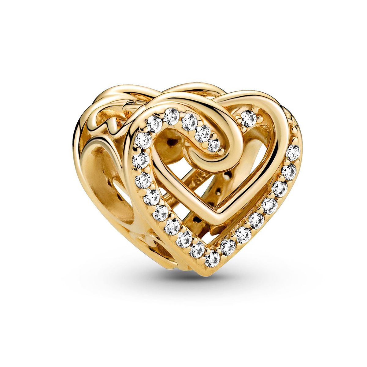 Pandora Sparkling Enwined Hearts Charme 769270C01