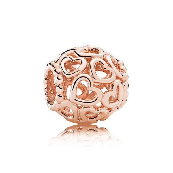 Pandora Rose Openwork Hearts Charme 780964