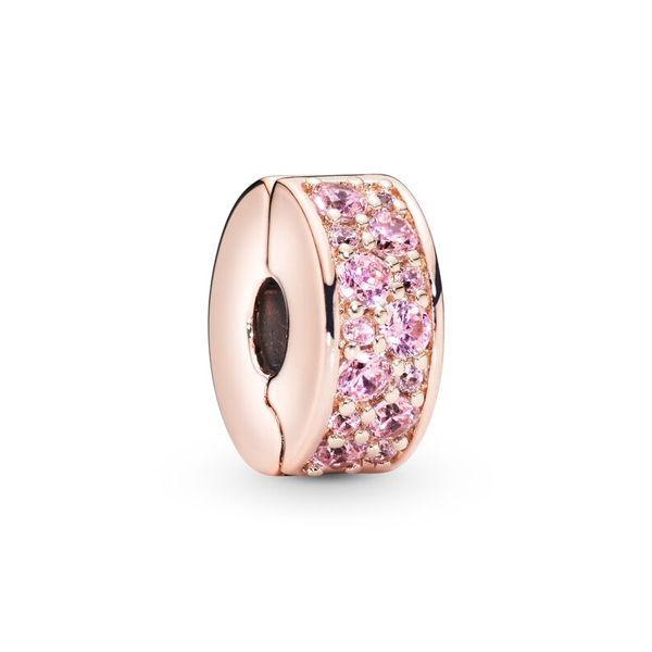 Pandora Rose Moments Sparkling Pink Clip Charme 781817PCZ