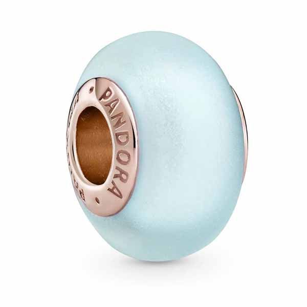 Pandora Matte Blue Murano Glass Charme 789420C00