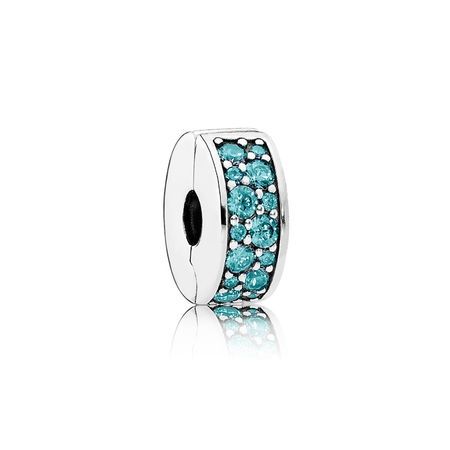 Pandora Teal Shining Elegance Charme 791817MCZ