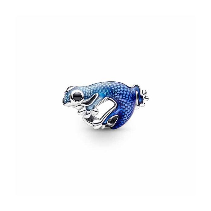 Pandora Metallic Blue Gecko Charme 792701C01