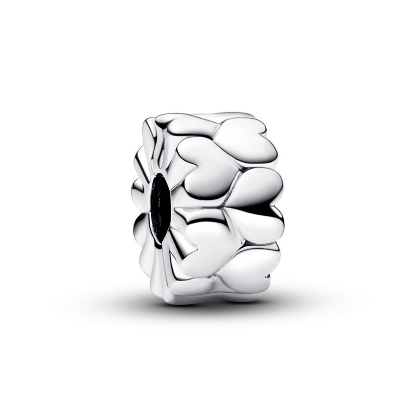 Pandora Heart Pattern Clip Charme 792828C00