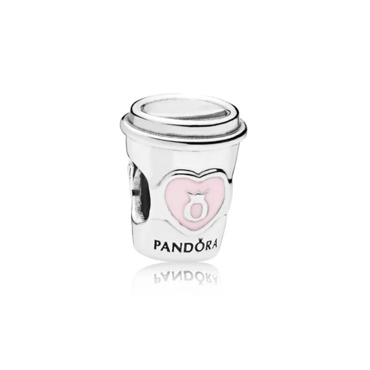 Pandora Take a Break Coffee Cup Charme 797185EN160