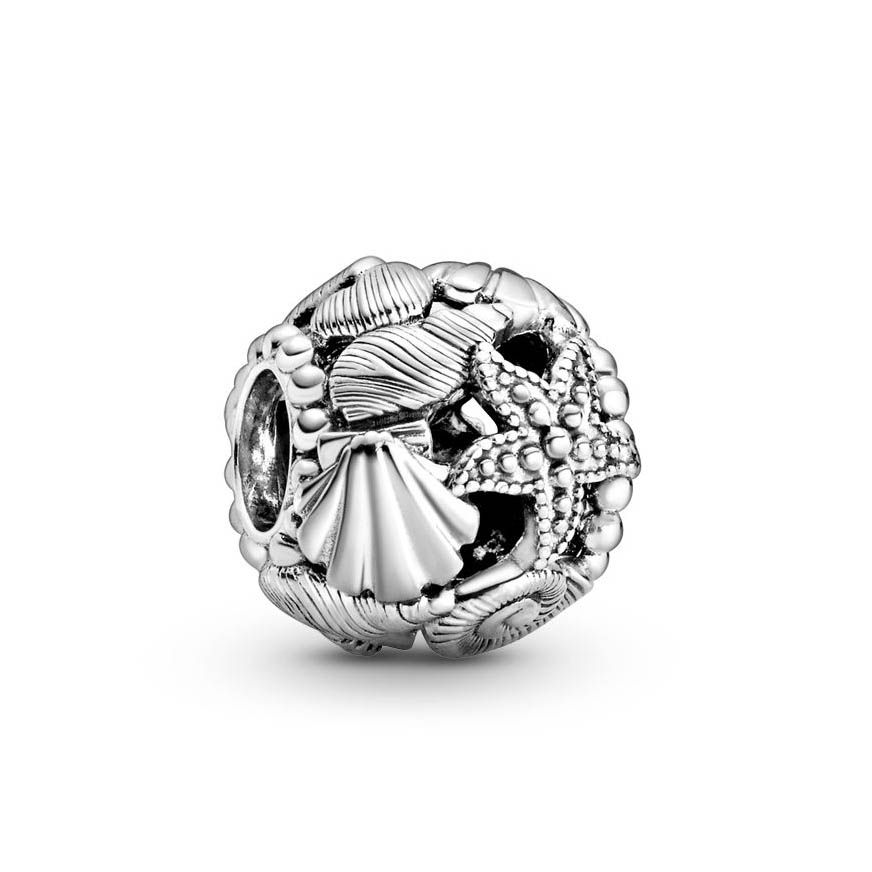 Pandora Openwork Starfish, Shells & Hearts Charme 798950C00
