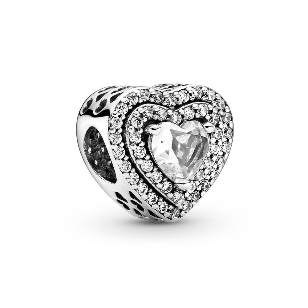 Pandora Levelled Hearts Charme 799218C01