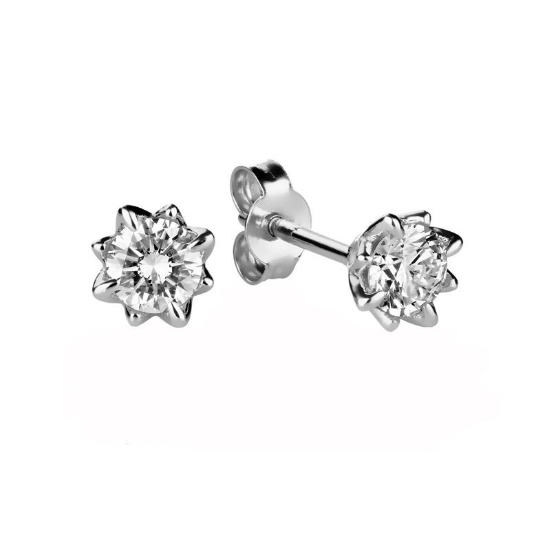 Kohinoor Rosa diamantörhängen 943-260V-100B+4