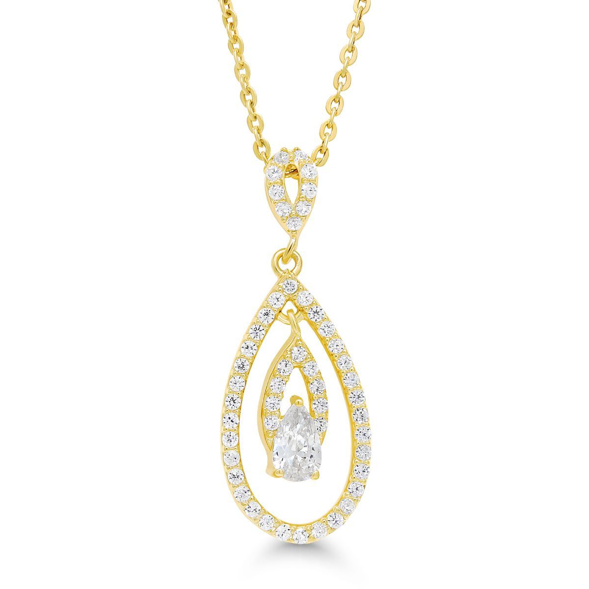 Gyllene silver halsband BOL-N1384ZG/40-45CM