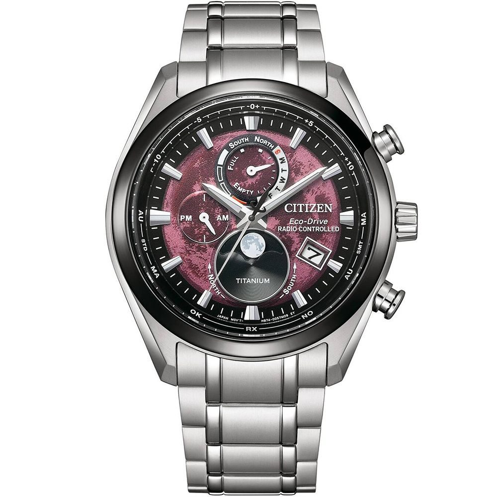 Citizen Radio Controlled Eco-Drive Tsukiyomi Moonphase BY1018-80X