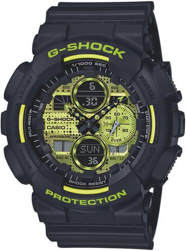 Casio G-Shock Digital Camouflage -rannekello GA-140DC-1AER