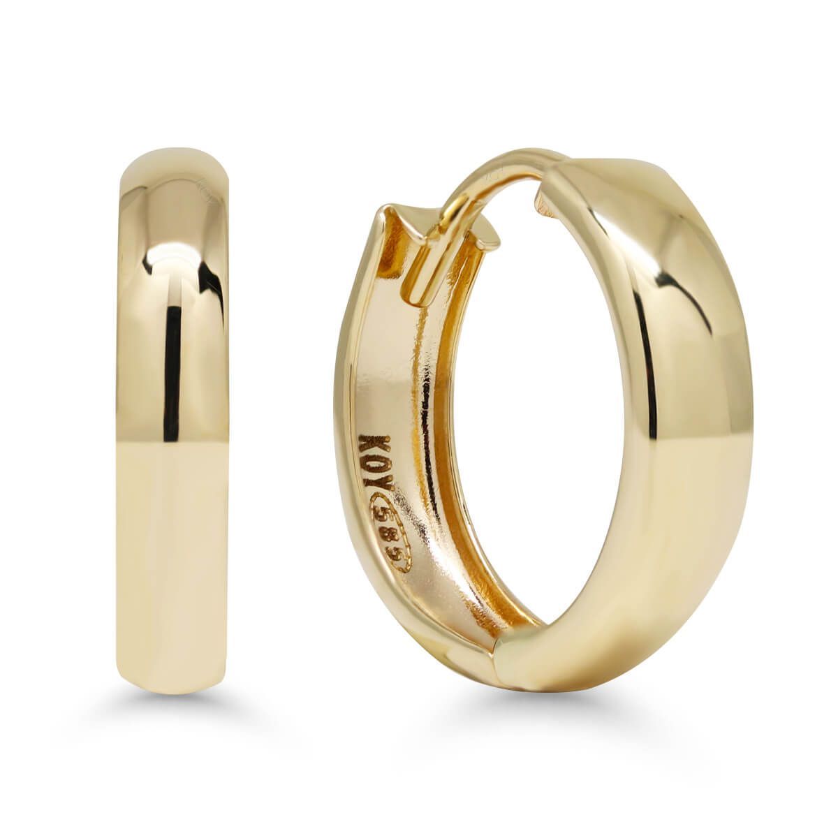 Gold Ohrringe 13 mm E-3264