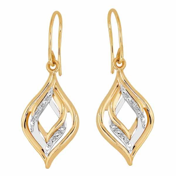Brilliant Star Diamanten Ohrringe E23995