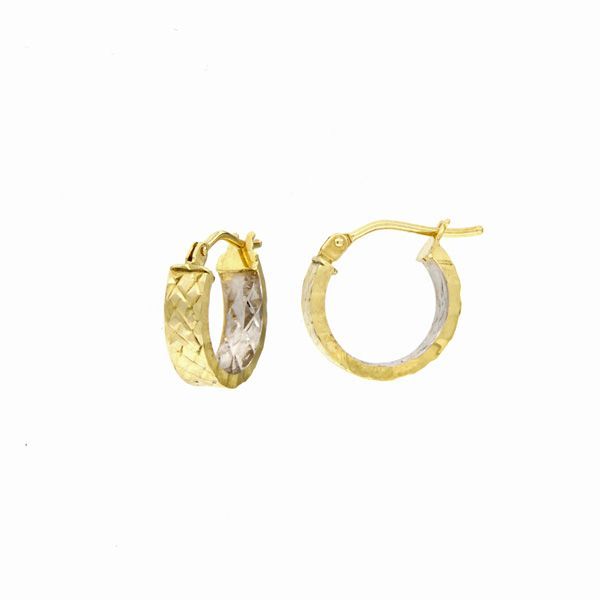 Gold Ohrringe 9K E4RT-10-D3/D4/D3-YW