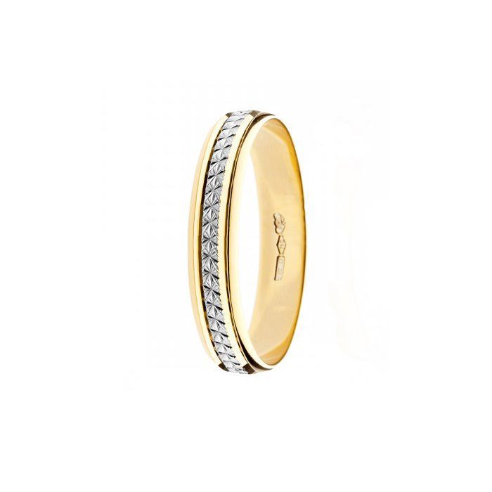 Goldener Diamantschnitt-Ring FD73L3BC9KT
