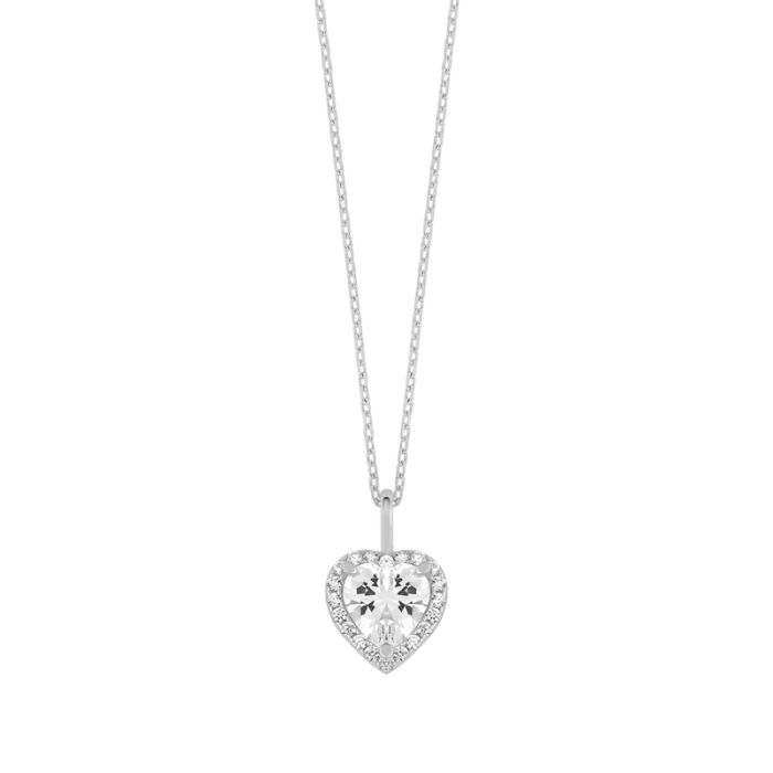 Silbernes Herzanhänger GIZ00333-RH