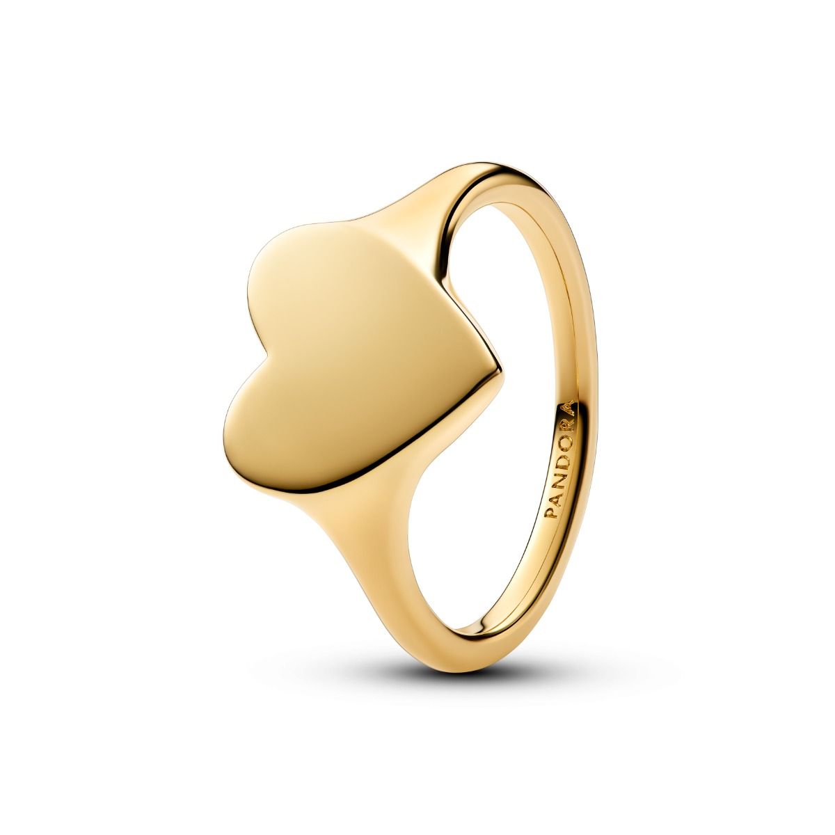 Pandora Engravable Heart-sormus 14k Gold-plated 163988C00
