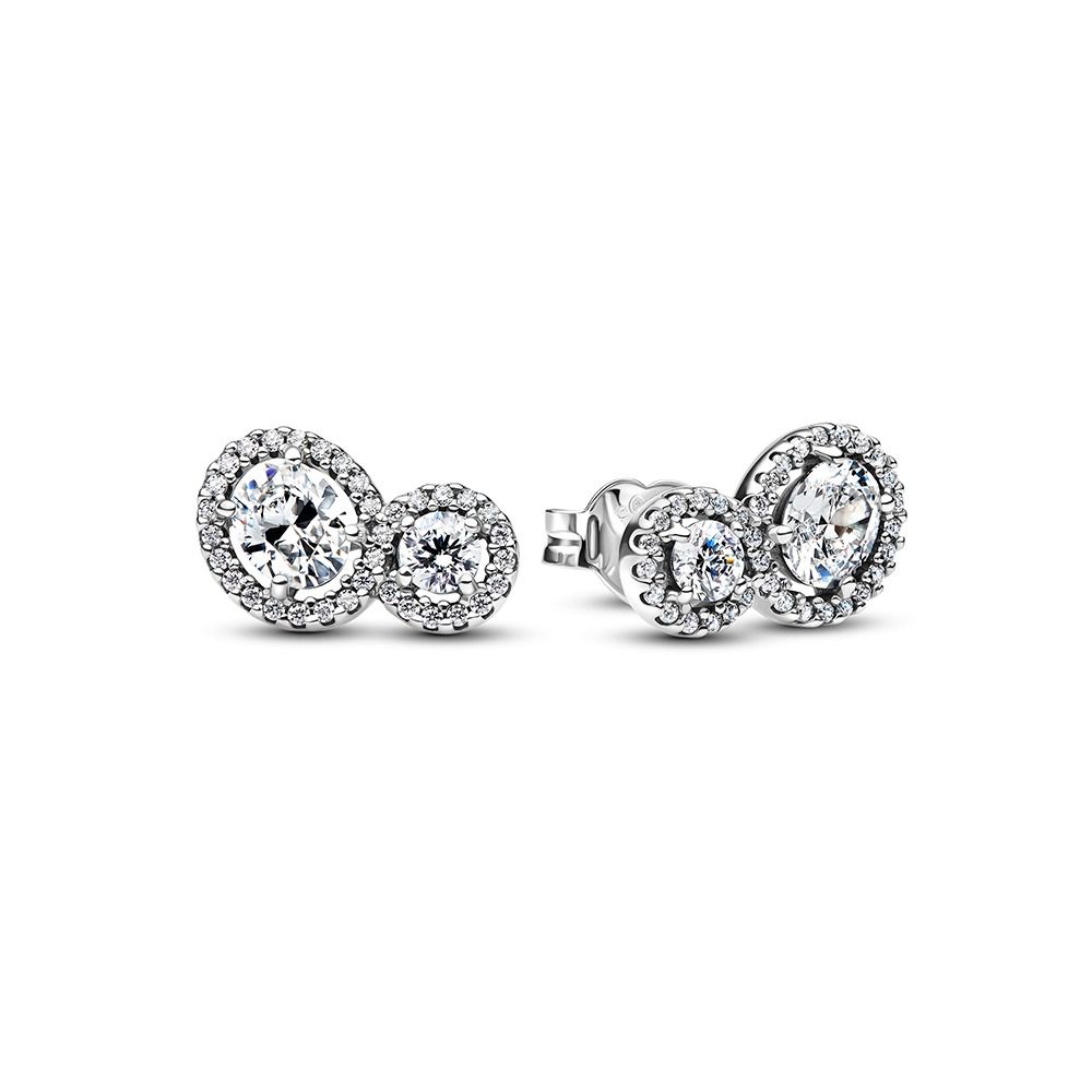Pandora Embracing Halo Stud Ohrringe 293774C01