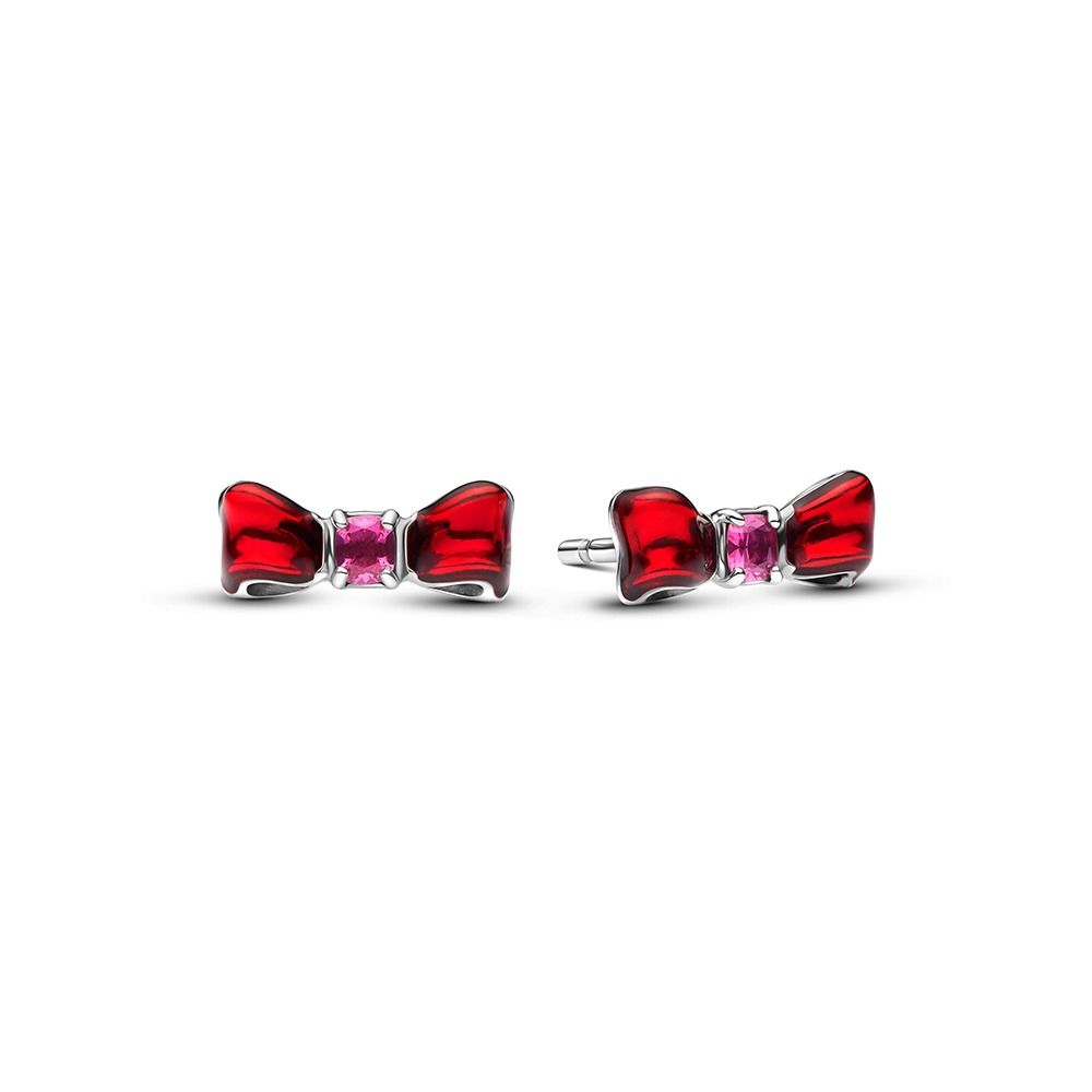 Pandora Disney Snow White Bow Stud Ohrringe 293779C01