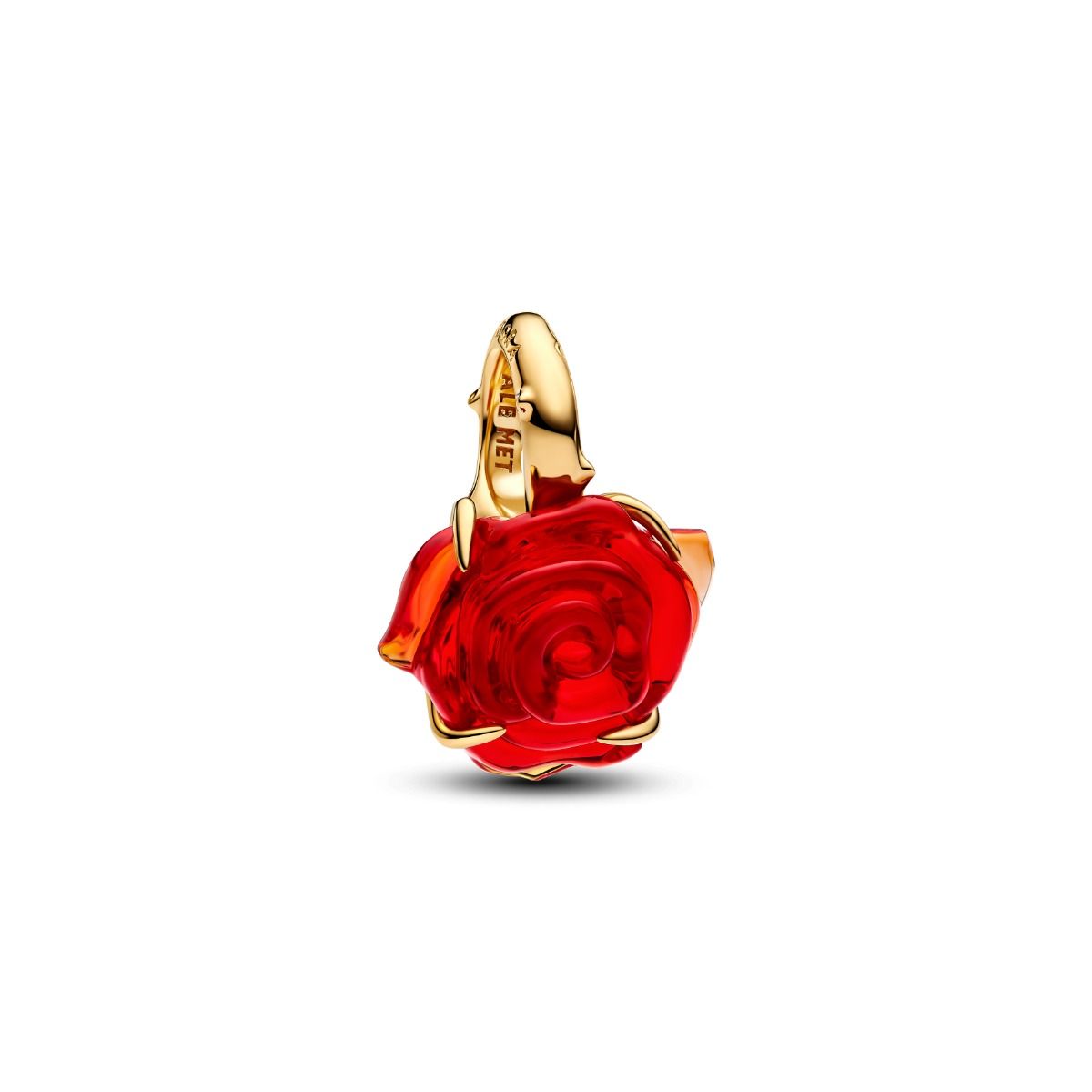 Pandora Disney Beauty and the Beast Enchanted Rose Dangle hela 764018C01