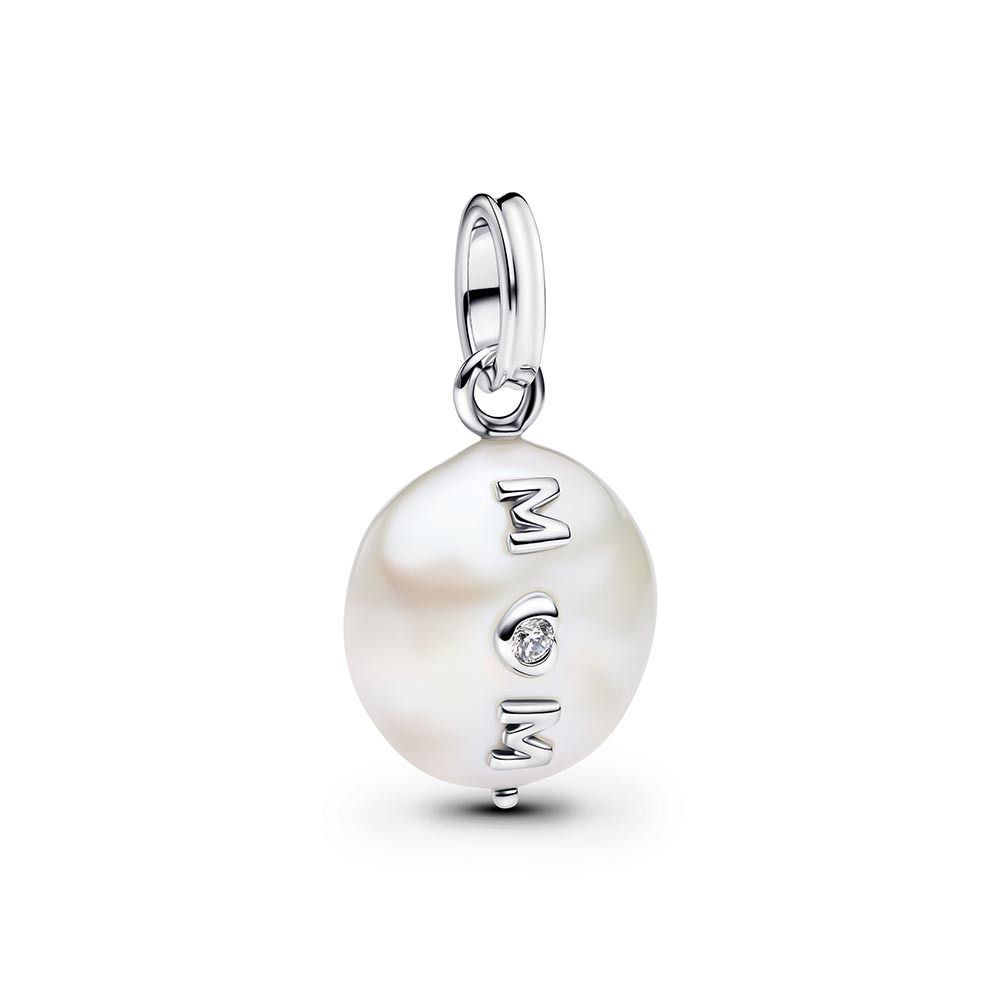 Pandora Treated Freshwater Cultured Baroque Pearl Mum Dangle Charme 793783C01