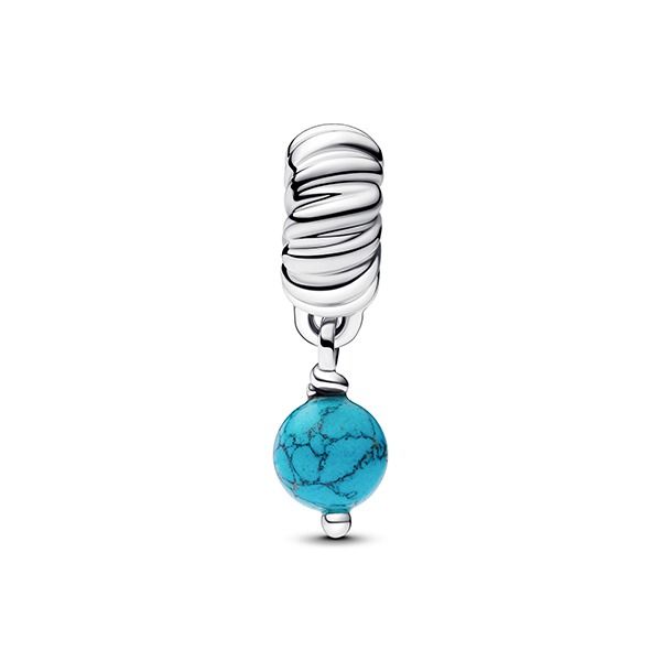 Pandora Turquoise-coloured Dangle Charme 793901C01