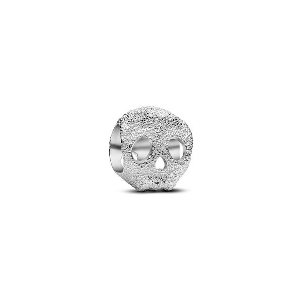 Pandora Textured Skull Mini Charme 794040C00