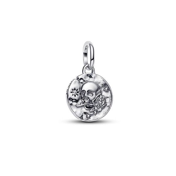 Pandora Skull Medallion Charme 794089C01