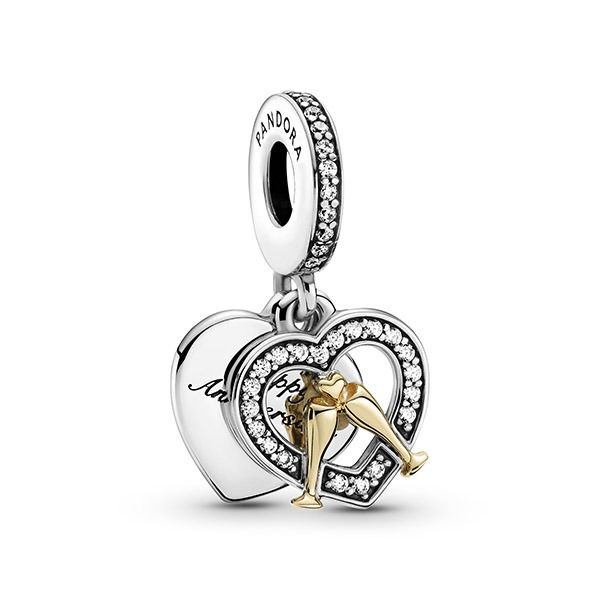 Pandora Two-tone Happy Anniversary Charme 799322C01
