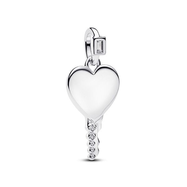 Pandora Engravable Heart Key Charme 394353C01