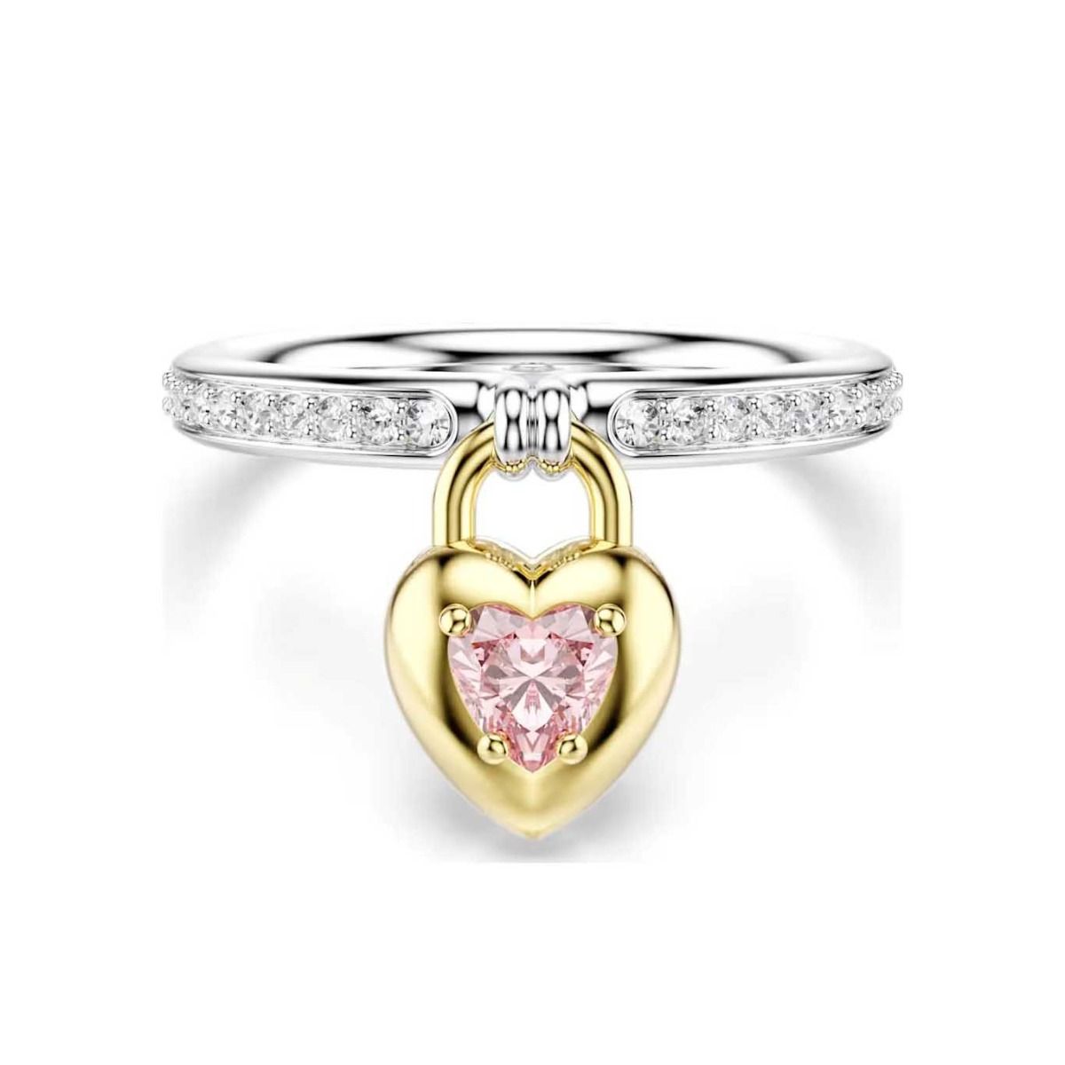 Swarovski Idyllia sormus / vaaleanpunainen sydän