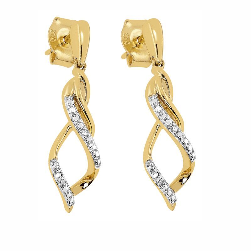 Gold Diamanten Ohrringe IGE-15238-001