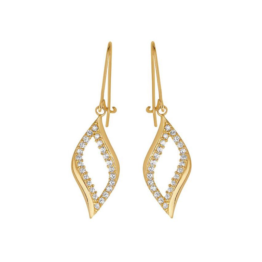 Gold Ohrringe JE55573-CZ (OT46739 HOOK)