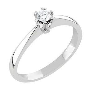 Sandberg Onnenlähde -timanttisormus (0.18ct)  K-1w