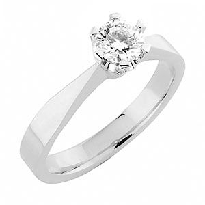 Sandberg Onnenlähde -timanttisormus (0.23ct) K-5w