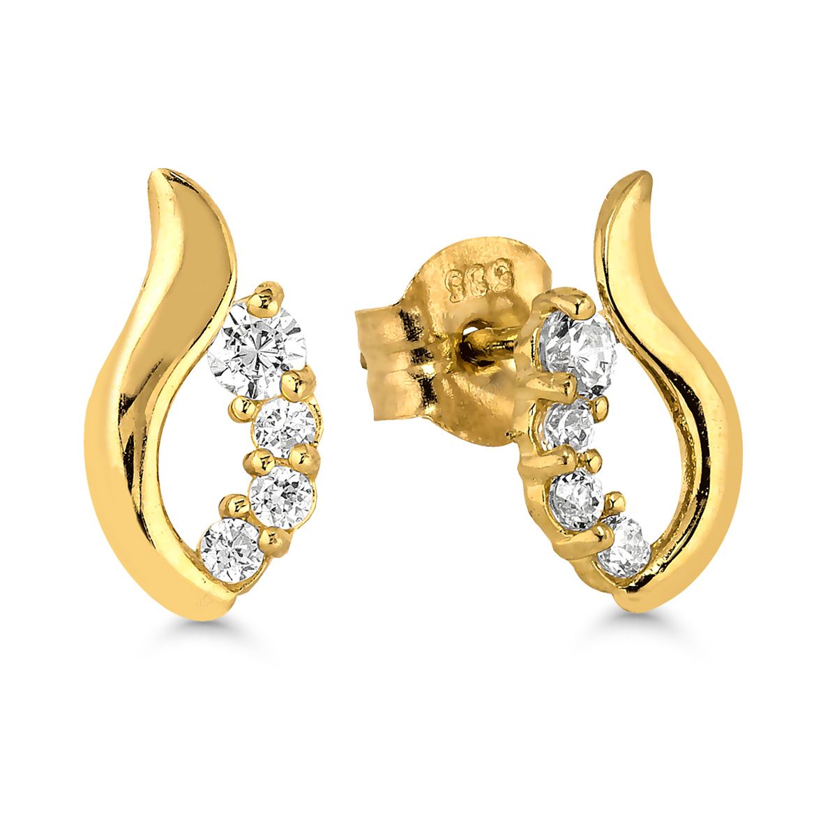 Gold Ohrringe K-E34037Z