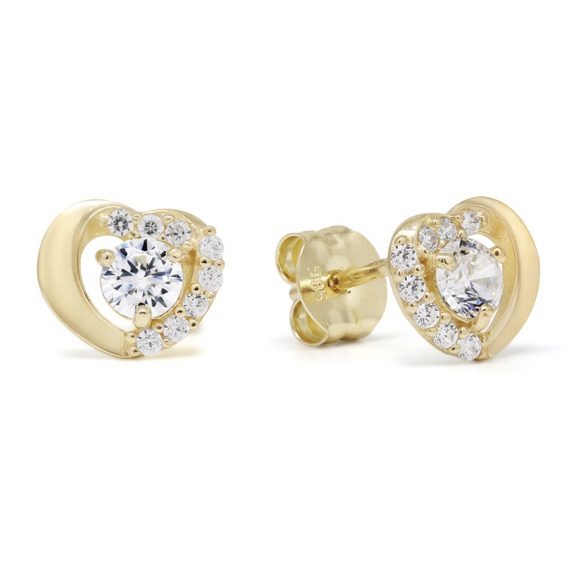 Gold HerzOhrringe K-E90969Z