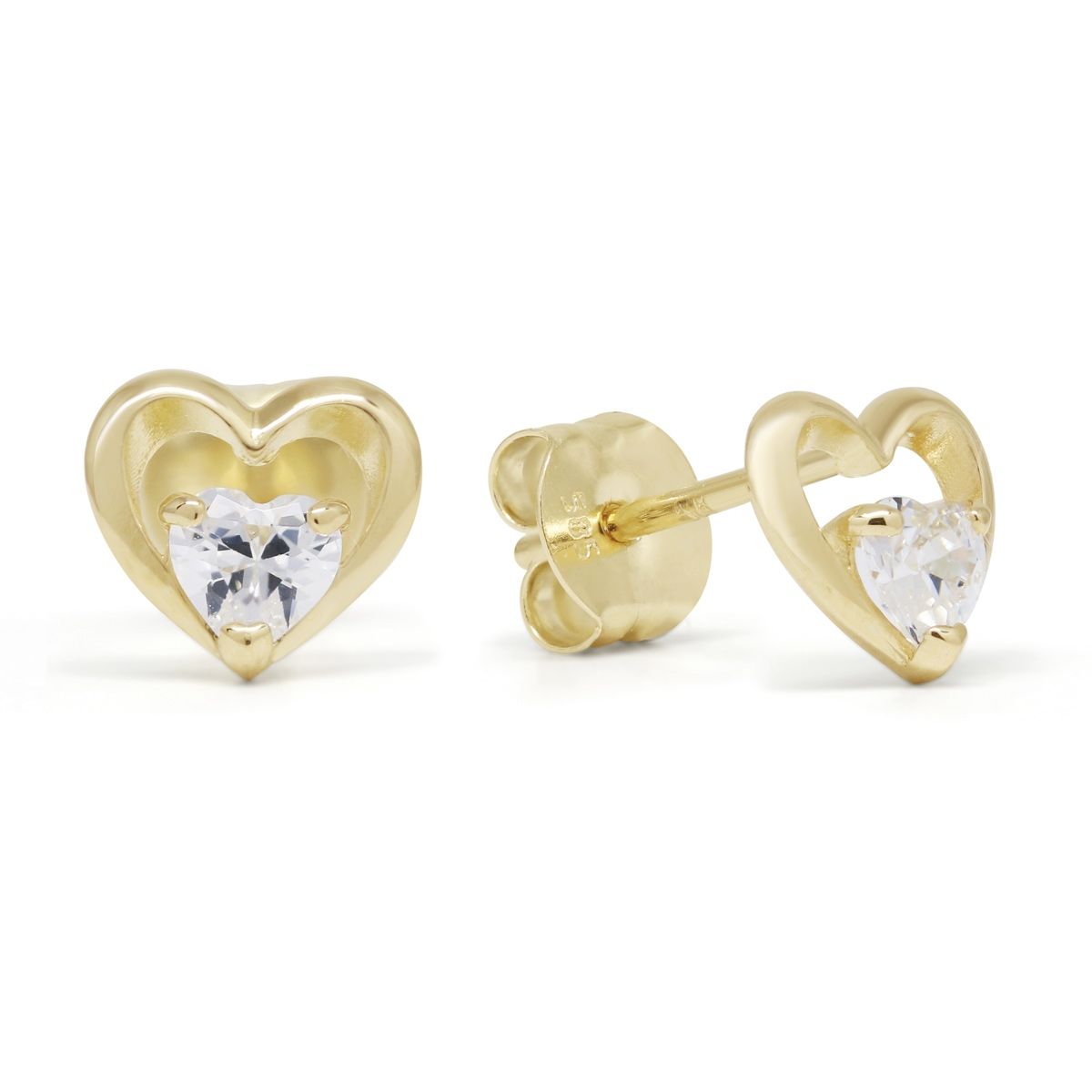 Gold HerzOhrringe K-E92086Z