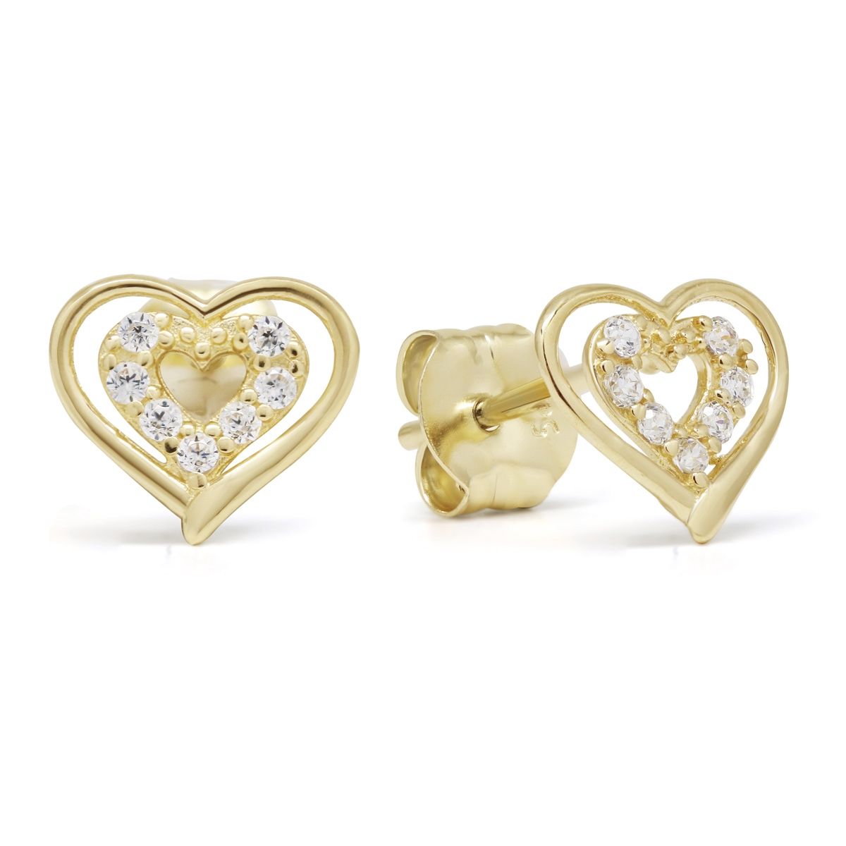 Gold HerzOhrringe K-E93262Z