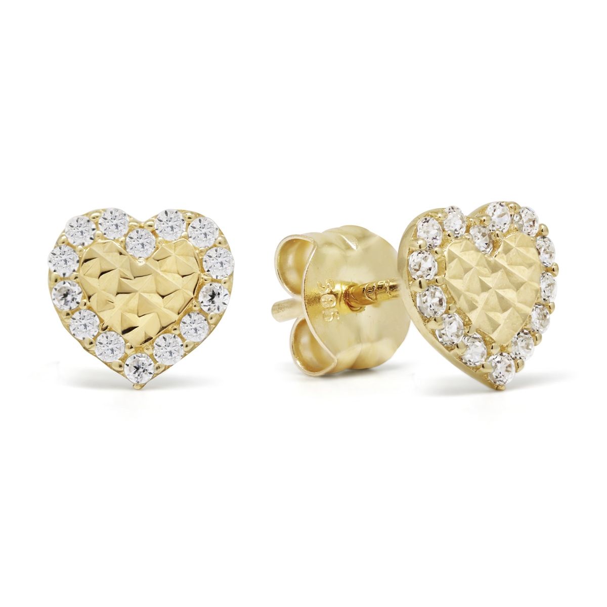 Gold HerzOhrringe K-E93571Z