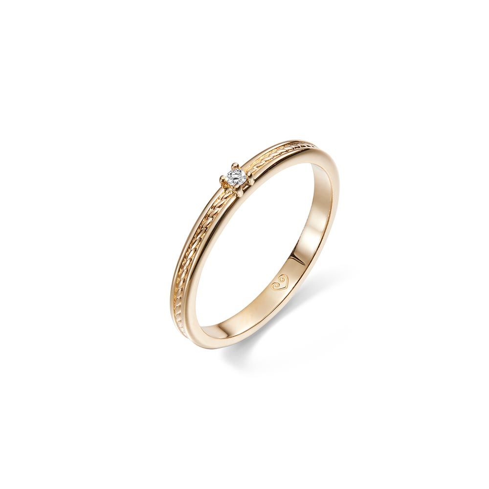 Kalevala Ikiaikainen timanttisormus 0,02ct 141000111D